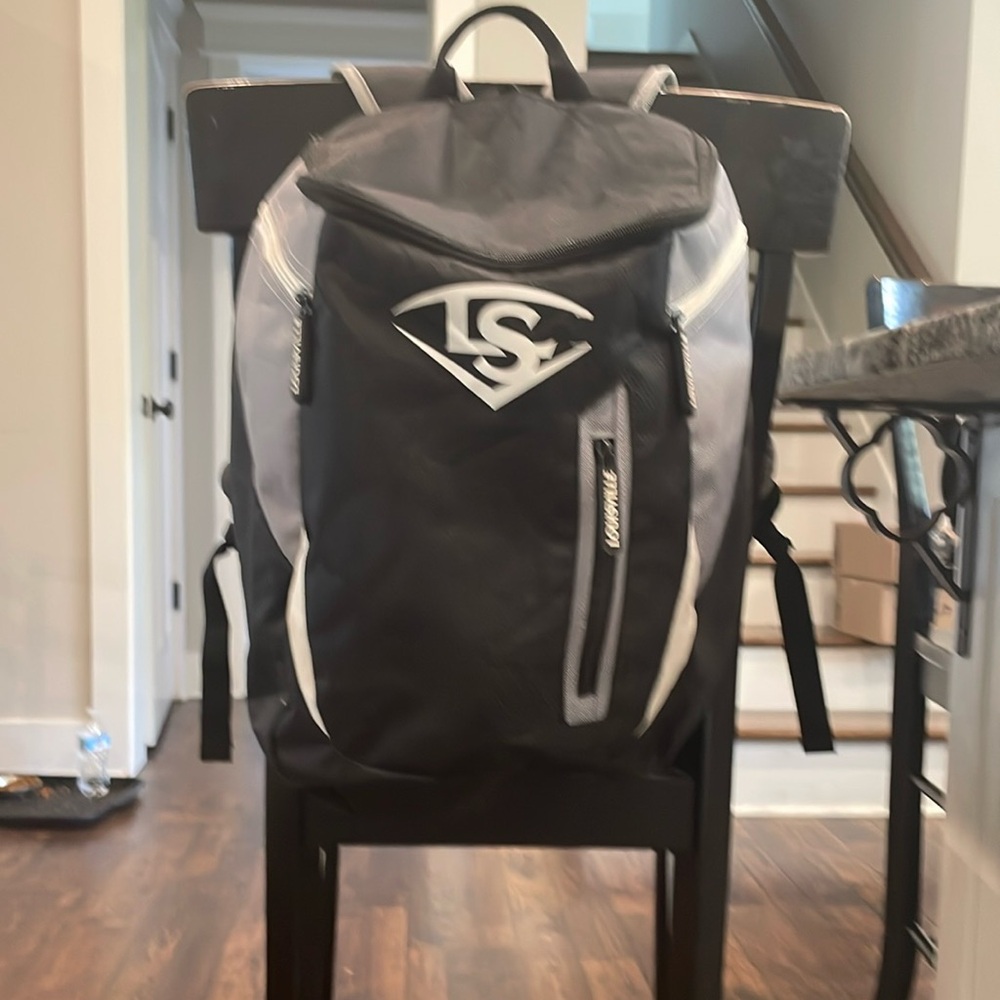 Louisville Slugger Black and Gray Backpack
